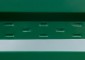 Оцинкованная Грядка зелёная PERFO Rall 6005 Zn h16 1x2м (с перфорацией и полимерным покрытием)