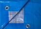 Тент п/п "Миротент" 70 г/м2, 8х12м, голубой/серебряный