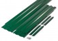 Оцинкованная Грядка зелёная PERFO Rall 6005 Zn h20 1x2м (с перфорацией и полимерным покрытием)