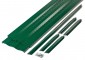 Добор для зелёной оцинкованной грядки PERFO Rall 6005 Zn h20 1x2м (с перфорацией и полимерным покрытием)