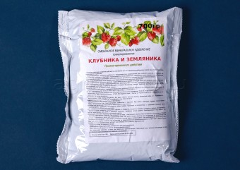 Удобрение для КЛУБНИКИ, ЗЕМЛЯНИКИ пролонгированное, 1 кг ("Лысьва/Индипак")