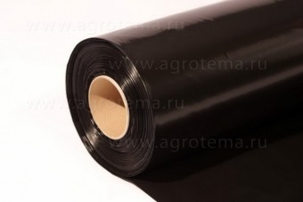 Полиэтиленовая пленка черная "СТАНДАРТ 6/150" ширина 6 м, толщина 150 мкм